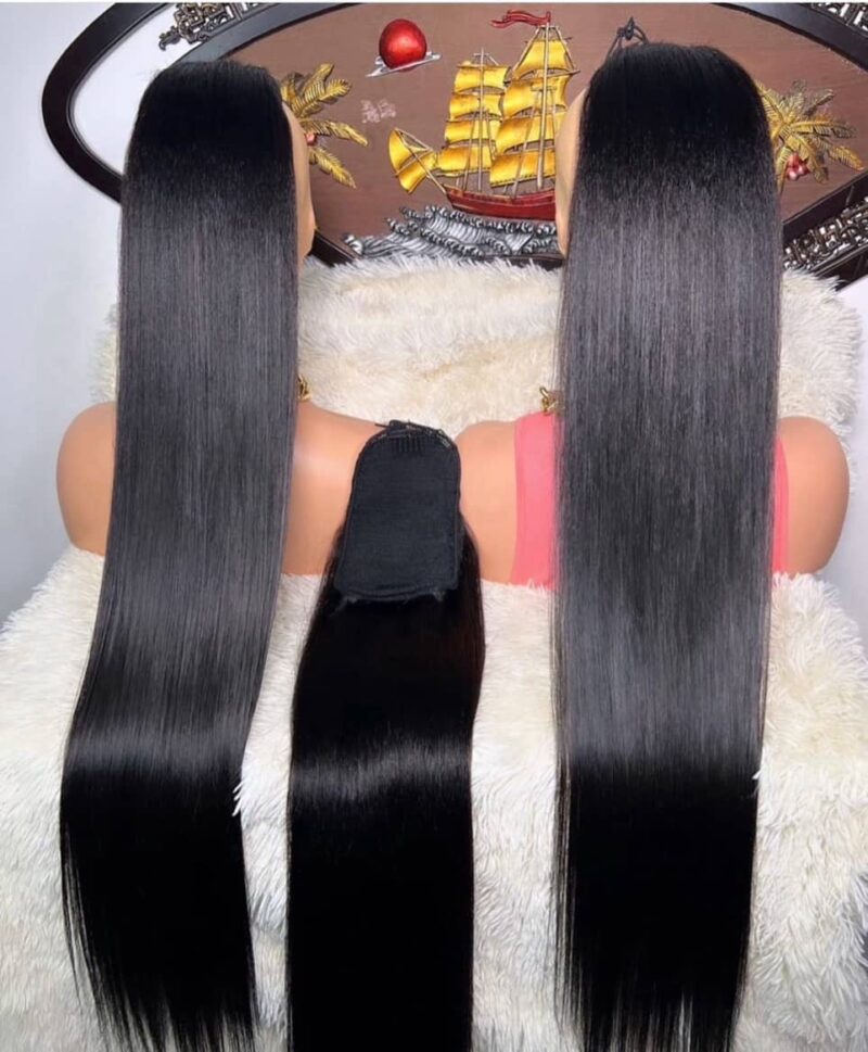 Ponytail Straight Kinky Clip