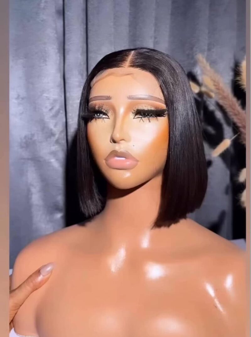 Vietnam Bone Straight Closure Wig