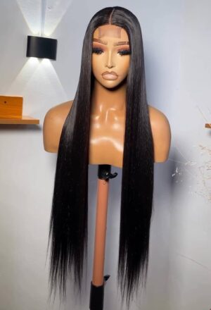 601 Silky Straight Closure wig