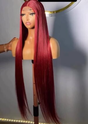 602 Silky Straight Closure wig