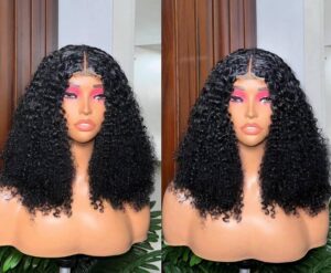 Soft Pixie Curl Closure Wig