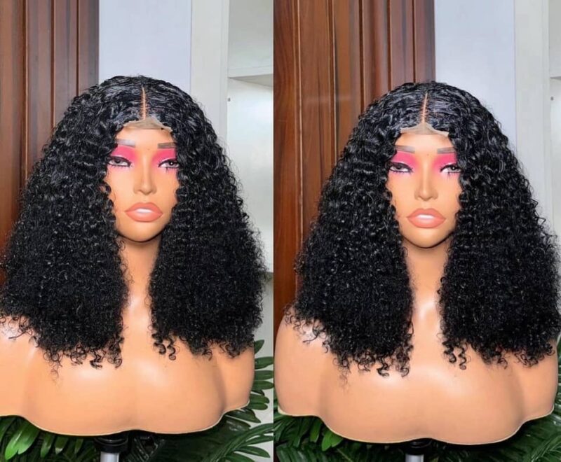 Soft Pixie Curl Closure Wig