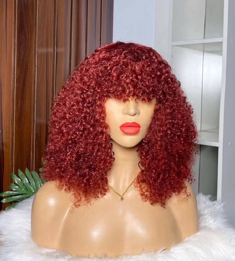 405 Fringe Curly Wig