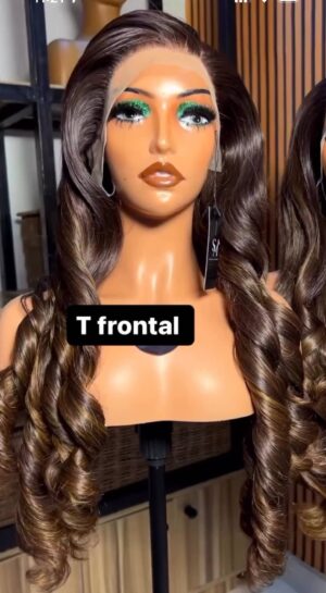 701 T Frontal Bouncy Wavy Wig