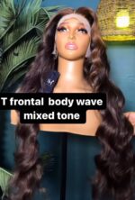704 T Frontal Mixed Tone Body Wave Wig