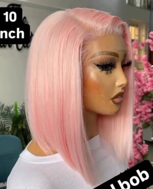 705 T Frontal Baby Pink Wig