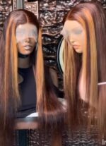 708 T Frontal Mixed Tone Wig