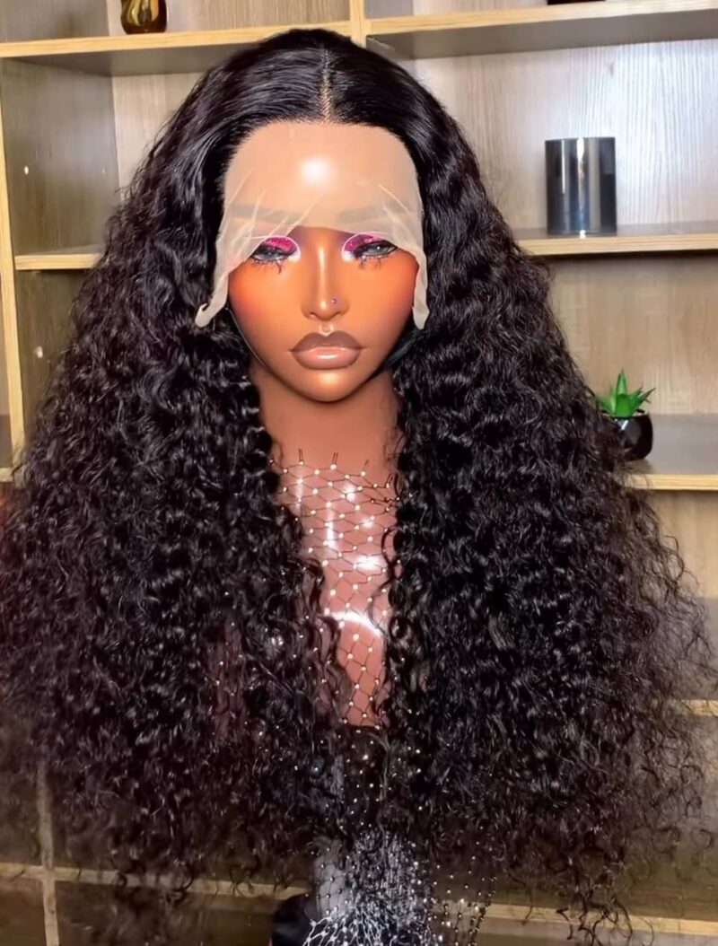 711 T Frontal Deep curls Wig