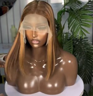 712 T Frontal Mixed Tone Bob Wig