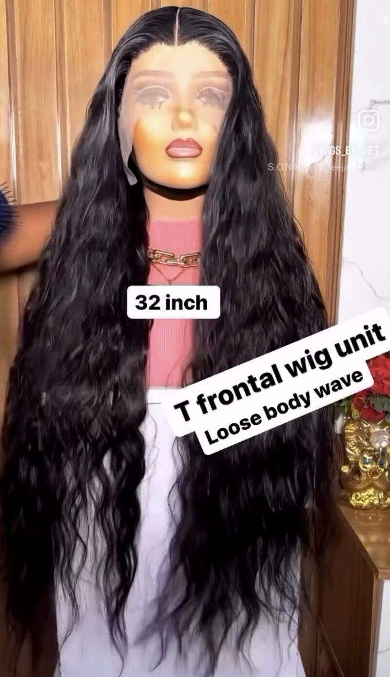 714 T Frontal Loose Body Wave Wig