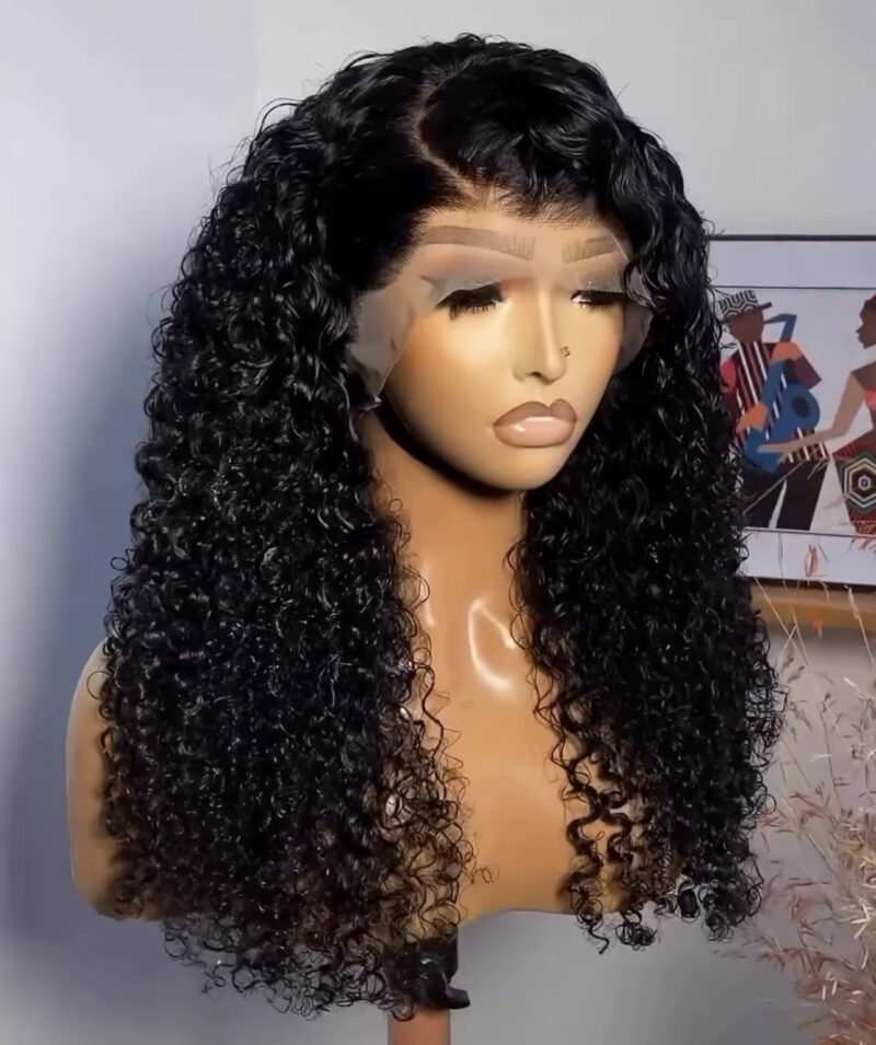 109 Full Frontal Water Pixie Curls Wig