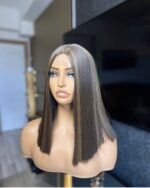 Blunt Cut 2 Tone Closure Wig