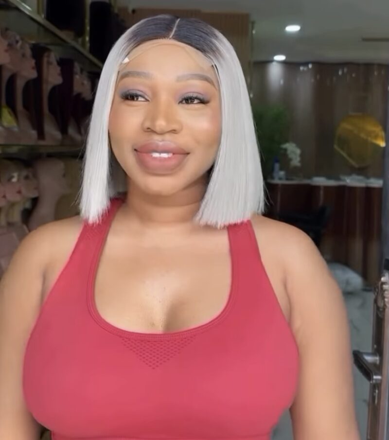 312 Vietnam Bone Straight Closure Wig