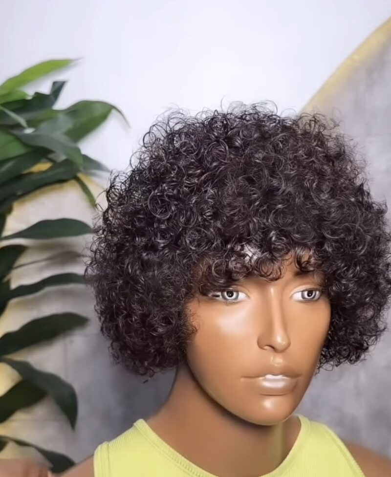 104 Water Curls Mini Afro Wig