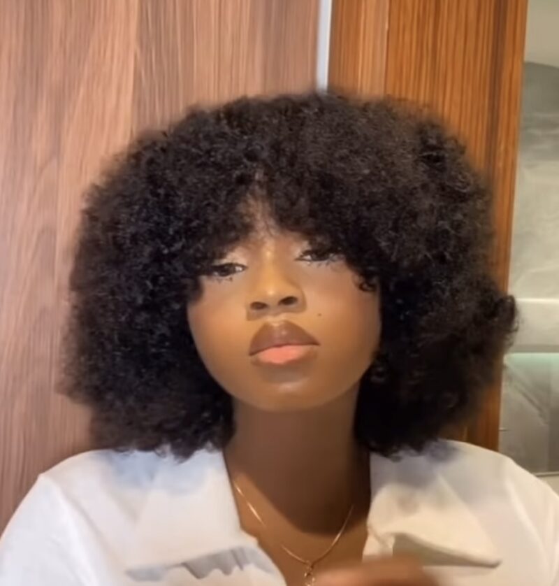 105 Fringe Curly Soft Afro Wig