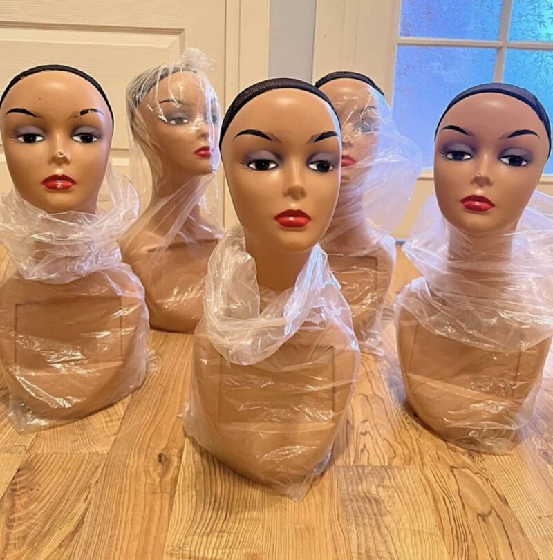 Long Neck Mannequin Head.