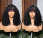 408 Scanty Bang Fringe Curly Wig